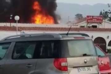 Incendio en un restaurante de Playa del Inglés (Foto TA)